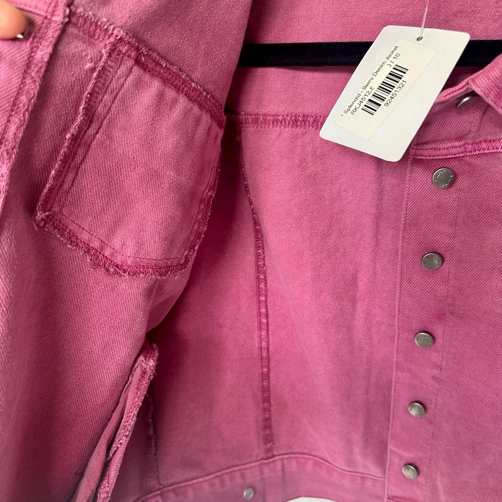 NWT Pink denim kids jacket by Splendid - Picture 4 of 6